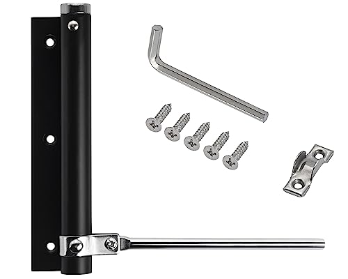 Stangentürschließer Türschließer Automatik Türfeder Schließkraft 75 KG Federschließer UNIVERSAL Schwarz Stangentürschließer Türschließer Automatik Türfeder Schließkraft 75 KG Federschließer UNIVERSAL Schwarz von Stahlia