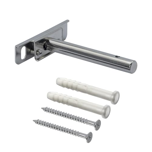 Stahlia Regalbodenträger 10cm Tablarträger unsichtbar Metall (2 Stück) verdeckte Regalhalterung Regalbrett Halterung Wandhalterung Regal Wandregal schwebend von Stahlia