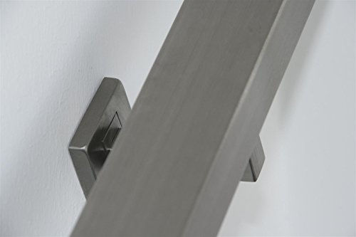 Edelstahlhandlauf Rechteckig V2A 50 x 30 Korn 240 geschliffen bis 3000mm 1000 von Stahligator