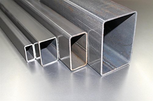 Rechteckrohr Quadratrohr Stahl Profilrohr Stahlrohr 80x50x2 von 100-3000mm - Länge in mm: 400 von Stahligator