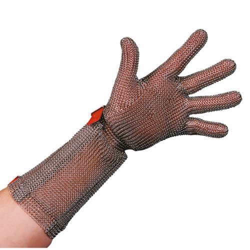 Stahlnetz Stechschutzhandschuh PROTEC 15 cm Stulpe, EN 1062, Größe M Stahlnetz Stechschutzhandschuh PROTEC 15 cm Stulpe, EN 1062, Größe M von Stahlnetz