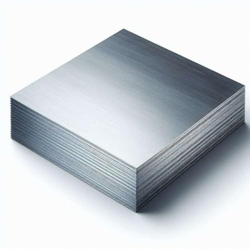 Stahlblech verzinkt von Stahlog, DX51 + Zink, WN: 1.0226, Feinblech, Stärke: 2 mm, Maße: 400 x 1000 mm von Stahlog