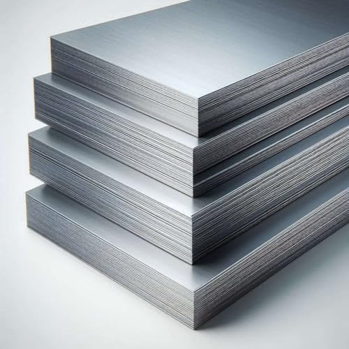 Tiefziehblech von Stahlog, DC04, WN: 1.0338, Feinblech, Stärke: 0,7 mm, Maße: 500 x 1000 mm von Stahlog