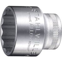 45 19 02010019 Außen-Sechskant Steckschlüsseleinsatz 19 mm 3/8' (10 mm) - Stahlwille von Stahlwille