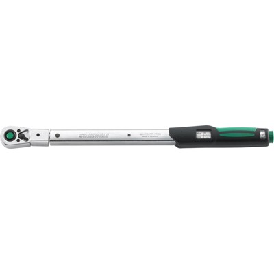 Drehmomentschlüssel Service MANOSKOP® m.fest eingebauter QR-Knarre Nr.730NR/5QR FK 10-50 N·m Antriebs-4kant 3/8" von Stahlwille