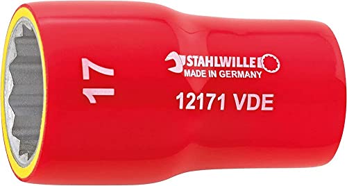 STAHLWILLE Nr. 12171 VDE VDE-Steckschlüsseleinsatz 3/8" (10 mm) Schlüsselweite 16 mm L.49 mm von STAHLWILLE
