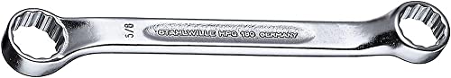 STAHLWILLE Nr. 180a Doppelringschlüssel Schlüsselweite 3/8 x 7/16" L.122 mm von STAHLWILLE