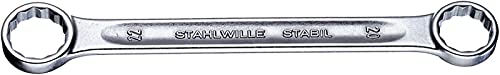 STAHLWILLE Nr. 21 Doppelringschlüssel Schlüsselweite 13 x 17 mm L.165 mm von STAHLWILLE