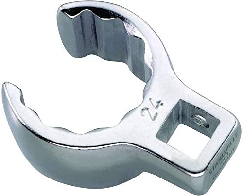 STAHLWILLE Nr. 440 CROW-RING-Schlüssel Schlüsselweite 50 mm Innen-4kant 1/2" L.83,2 mm AS-drive, Chrome-Alloy-Steel, verchromt von STAHLWILLE