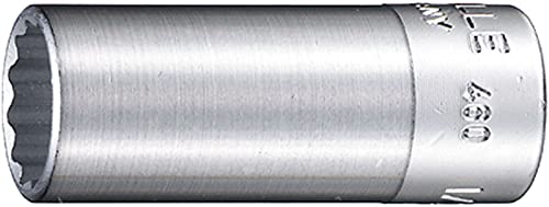 STAHLWILLE Nr. 460a Steckschlüsseleinsatz Schlüsselweite 5/16" L.32 mm AS-drive, HPQ®-Hochleistungsstahl, verchromt von STAHLWILLE