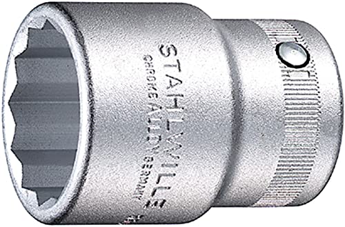 STAHLWILLE Nr. 55a Steckschlüsseleinsatz 3/4" (20 mm) Schlüsselweite 1 11/16" L.70 mm AS-drive, HPQ®-Hochleistungsstahl von STAHLWILLE