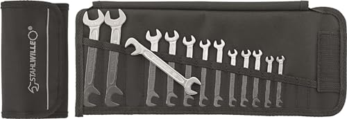 STAHLWILLE 12a/13 l Maulschlüssel Set zöllig 13-tlg. (5/32 - 9/16 ") l Doppelmaulschlüssel Mini-Ausführung l in Rolltasche l Made in Germany STAHLWILLE 12a/13 l Maulschlüssel Set zöllig 13-tlg. (5/32 - 9/16 ") l Doppelmaulschlüssel Mini-Ausführung l in Rolltasche l Made in Germany von STAHLWILLE