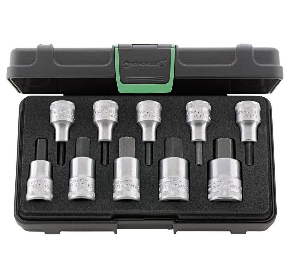 Stahlwille Bit- und Steckschlüsselset Steckschlüssel-Bit-Einsatz-Set 10tlg 96031508 Stahlwille Bit- und Steckschlüsselset Steckschlüssel-Bit-Einsatz-Set 10tlg 96031508 von Stahlwille
