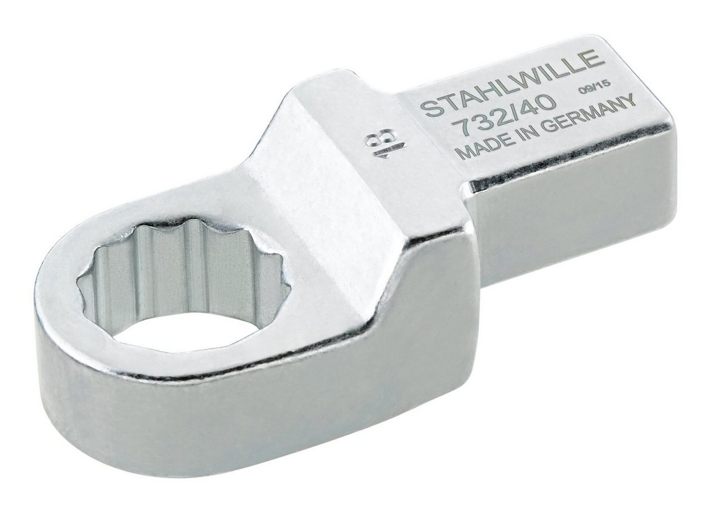 Stahlwille Drehmomentschlüssel, Einsteck-Ringschlüssel 12 mm 9 x 12 mm von Stahlwille