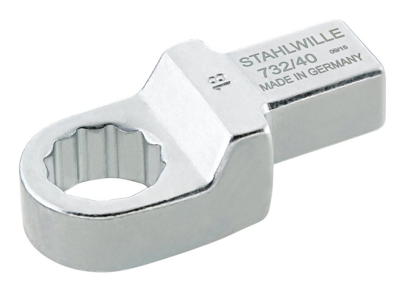 Stahlwille Drehmomentschlüssel, Einsteck-Ringschlüssel 22 mm 9 x 12 mm von Stahlwille