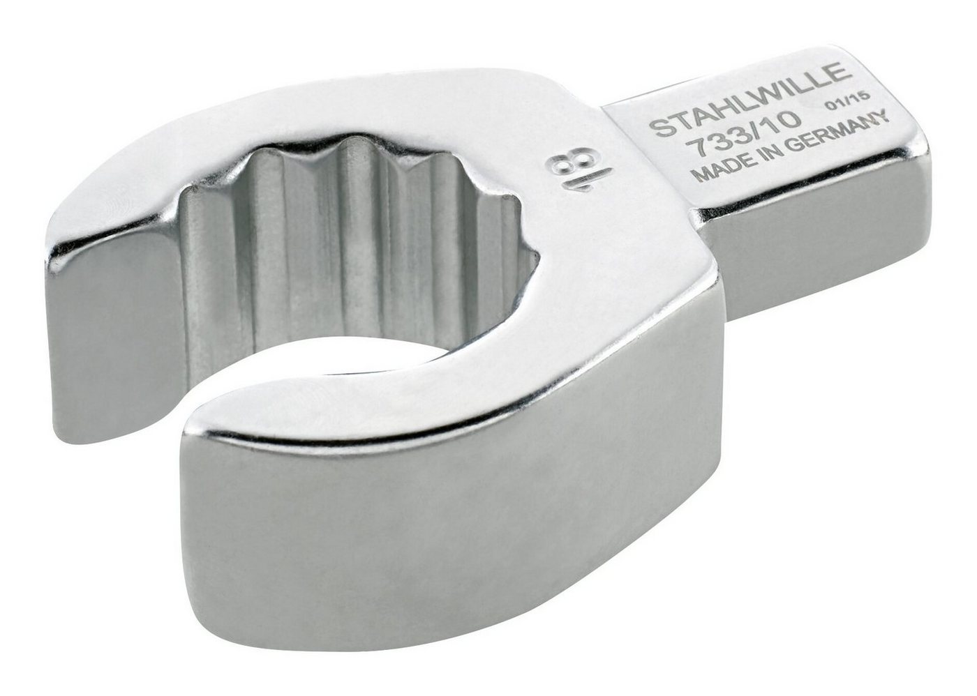 Stahlwille Drehmomentschlüssel, Einsteck-Ringschlüssel offen 18 mm 9 x 12 mm von Stahlwille