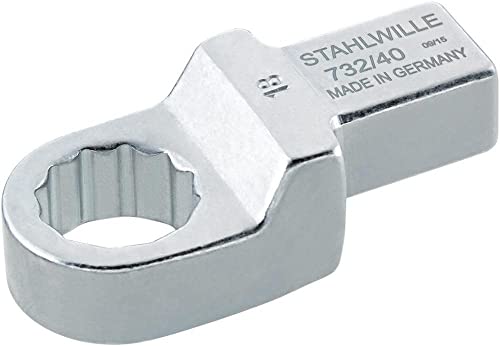 Stahlwille Ring-Einsteckwerkzeuge SW.22 mm Werkzeugaufnahme 14x18 mm von STAHLWILLE
