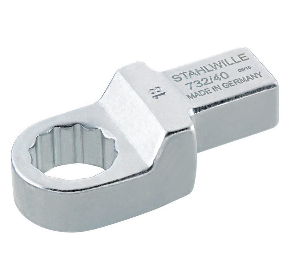 Stahlwille Ringschlüssel Einsteck-Ringschlüssel 27 mm 14 x 18 mm von Stahlwille