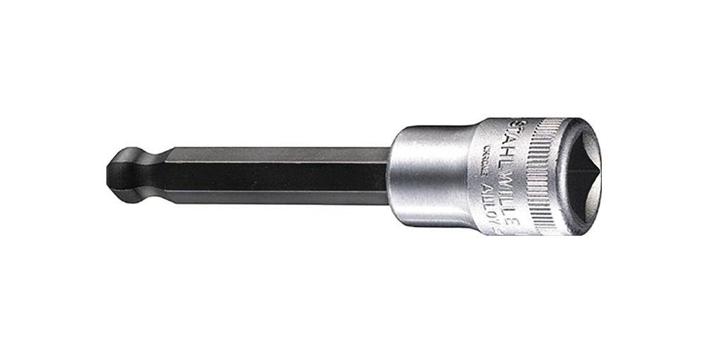 Stahlwille Steckschlüssel »Steckschlüsseleinsatz 54 KK 1/2 ″ Innen-6-kant Schlüsselweite 8 mm Länge 100 mm« von Stahlwille