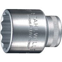 50 14 03010014 Doppelsechskant Steckschlüsseleinsatz 14 mm 1/2' (12.5 mm) - Stahlwille von Stahlwille