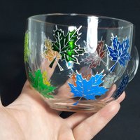 Herbstlaub Kaffeetassen, Große Kaffeetasse 17 Oz Blätter Personalisiertes Naturliebhaber-Gartengeschenk von StainedGlassware