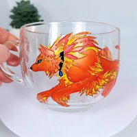 Hot Fox Kaffeetasse, Fuchs-Liebhaber-Geschenk, Personalisierte Tassen von StainedGlassware