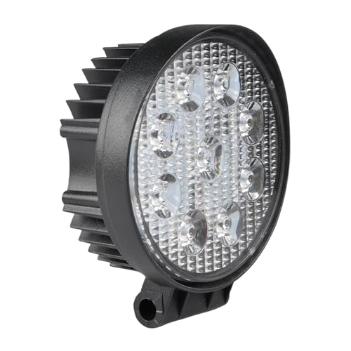 Stak by Velamp Rundes 12/24-V-Arbeitslicht, 27 W und 1800 Lumen, IP67. Schwarz von STAK