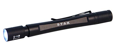 STAK ST004 Bangalore Penlight batteriebetrieben LED 144mm Schwarz von Velamp