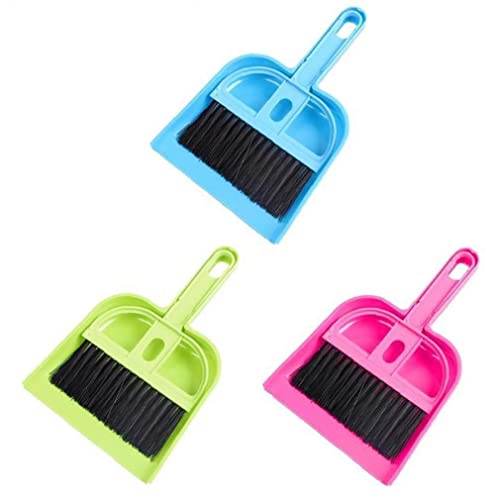 1 Pcs Sweep -reinigungsbürste Kleiner Besen Dustpan Set Müll Und Fegen Sie Die Geniale Kombination Täglich Gadgets Zufällige Farbe von Stakee