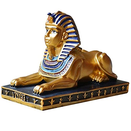 Great Sphinx Figur in Ägyptischer Sphinx Statue Ancient Ägyptische Skulpturen Mythologie Statue Für Home Office Decor von Stakee