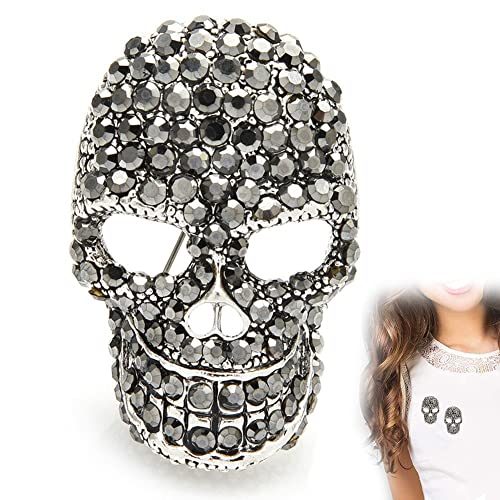 Schädelbroschen Funkelnde Strasssteine schädelnadeln Bling Skull Pins Kristallschädel Kopf Broschen Vintage Pins Für Männer Frauen Schädelbroschen Funkelnde Strasssteine schädelnadeln Bling Skull Pins Kristallschädel Kopf Broschen Vintage Pins Für Männer Frauen von Stakee