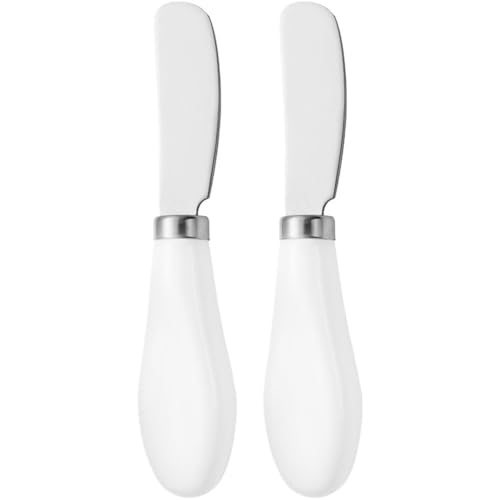 Stakee 2 Stück Tragbare Buttermesser, Erdnussbuttermesser, Multifunktionale Buttermesser Aus Edelstahl, Käsemesser Zum Verteilen Stakee 2 Stück Tragbare Buttermesser, Erdnussbuttermesser, Multifunktionale Buttermesser Aus Edelstahl, Käsemesser Zum Verteilen von Stakee