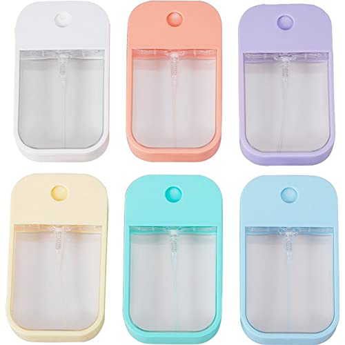 Stakee 6pcs 45 Tragbare Sprühflaschen Nachfüllbare Duftflaschen Mini Desinfektionsmittel Alkoholflasche Leerer Kosmetischer Behälter Stakee 6pcs 45 Tragbare Sprühflaschen Nachfüllbare Duftflaschen Mini Desinfektionsmittel Alkoholflasche Leerer Kosmetischer Behälter von Stakee