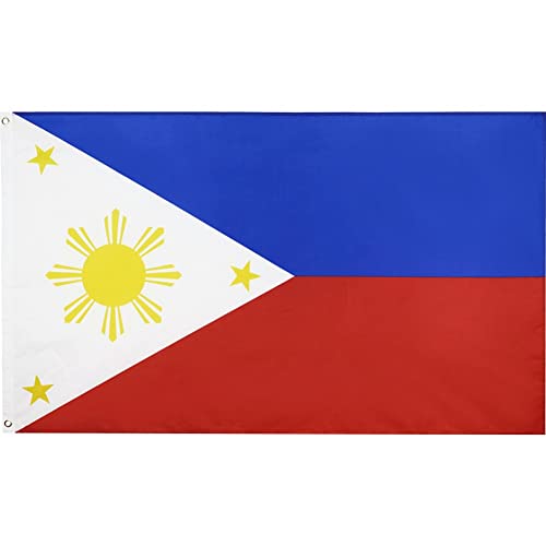 Stakee 90x150 cm Philippinen Flagge Nylon Filipino Flagge Messing -tülle Langlebige Outdoor Philippinen Flagge House National Flagge von Stakee