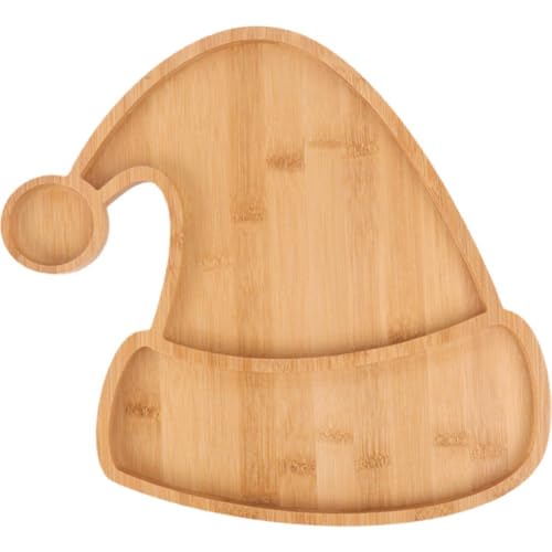 Stakee Weihnachtsbaum-Hut-Muster-tablett, Sushi-essensteller, Weihnachtsbaum-servierbrett, Wiederverwendbares Snack-tablett, Weihnachtsparty-zubehör, Dekoration von Stakee
