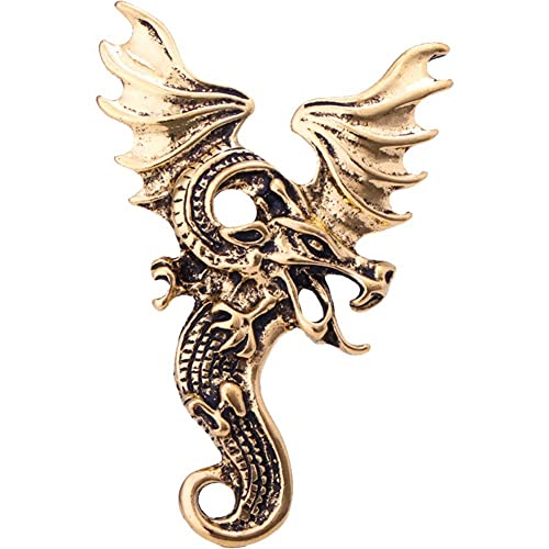 Vintage Dragon Brosche Fliegender Drachenflügel Brosche Dragon Form Emaille Pin Ästhetische Brosche Stifte Für Wäschemittel Anzug Mantel von Stakee