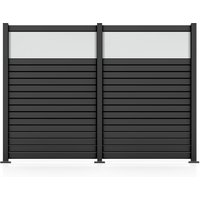 STAKET PRO Gartenzaun "Komplettzaun "Rhombus Mini" Breite 1200 mm + Flächendruck 84" Zaunhöhe 180 cm, Zaunlänge 2,484 - 3,726 m von Staket Pro