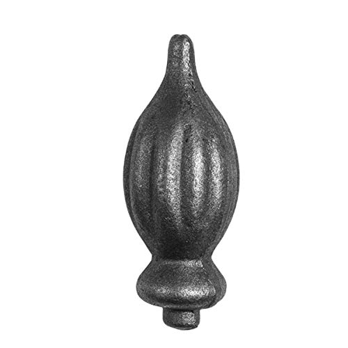 STAL 10 Stück Metallspitze Zierspitzen Zaundekoration Zaunspitzen Zierelement viele Muster (92x35mm -40.150/10 Stück) von Stal