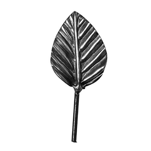 STAL 10 Stück Zaundekoration Zierelement Metallblumen Metallblätter Blätter 100-110 (50x40mm -50.107/10 Stück) von Stal