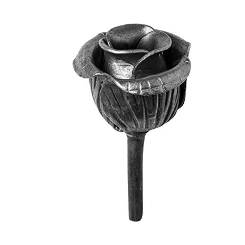 STAL 10 Stück Zaundekoration Zierelement Metallblumen Metallblätter Blätter 100-110 (60x45mm -50.103/10 Stück) von Stal