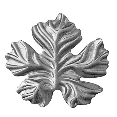 STAL 10 Stück Zierelement Metallblumen Metallblätter Blätter 140-162 (85x95mm -50.158/10 Stück) von Stal