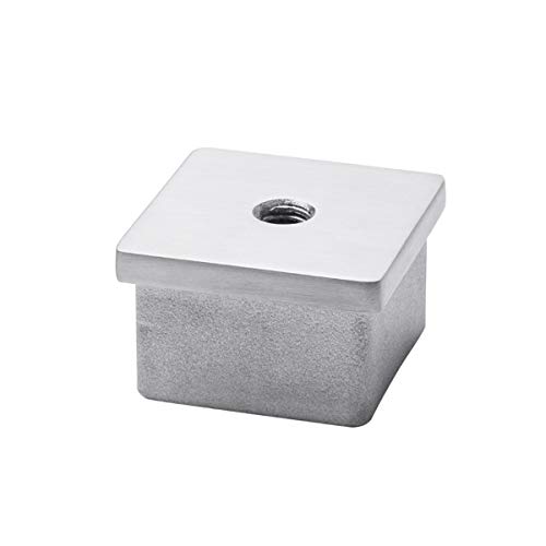 STAL Edelstahl Endkappen Rohrstopfen Abschlussdeckel Verschluss (40x40mm -N11.M8E1.4ES) von Stal