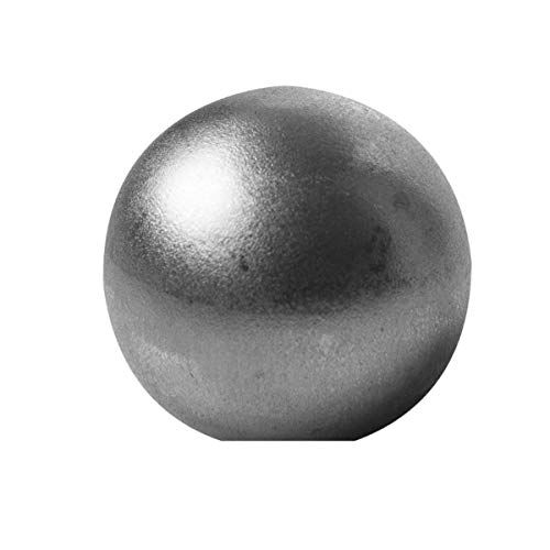 STAL Vierkant bohrung Stahlkugel 10 Stück Ø15-Ø35mm Kunstschmiede Metall Ball Kugeln (Ø15/8x8mm -43.615/10 Stück) von Stal