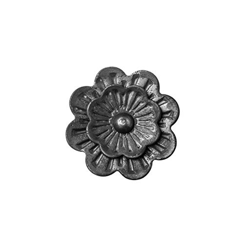STAL Zaundekoration Zierelement Metallblumen Metallblätter Blätter Ø40-120mm (Ø95mm/5mm -50.001) von Stal