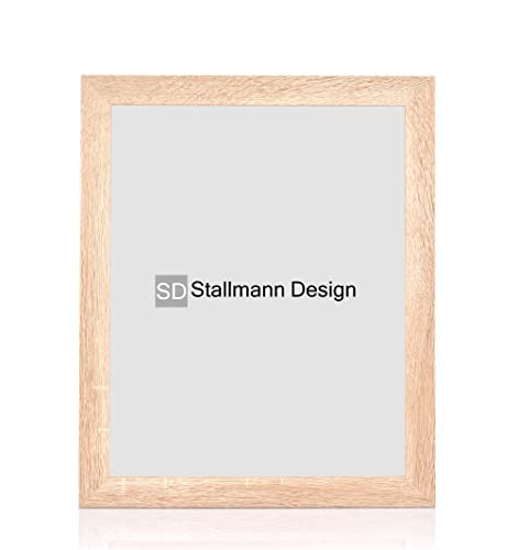 Stallmann Design Bilderrahmen 20x30 cm sonoma-eiche Holz mit Acrylglas Rahmen-Breite 40mm Posterrahmen Wechselrahmen von Stallmann Design