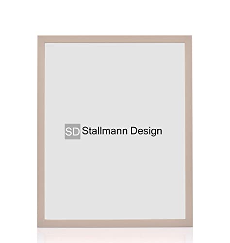 Stallmann Design Bilderrahmen 21x29,7 cm (DIN A4) grau Holz mit Acrylglas Rahmen-Breite 20mm Posterrahmen Wechselrahmen von Stallmann Design