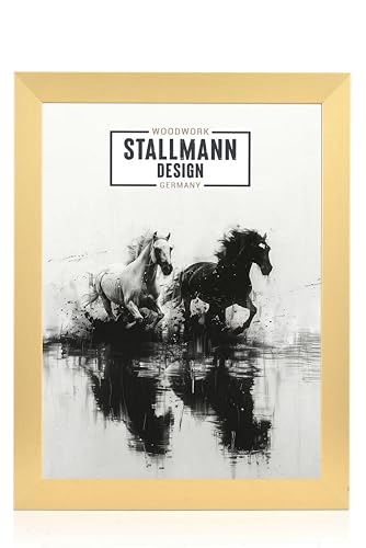 Stallmann Design Bilderrahmen 'Reno' | Größe: 30x30cm | Farbe: Gold | 40 mm starke Rahmen-Breite Stallmann Design Bilderrahmen 'Reno' | Größe: 30x30cm | Farbe: Gold | 40 mm starke Rahmen-Breite von Stallmann Design