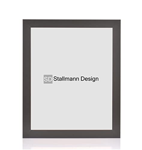 Stallmann Design Bilderrahmen 30x40 cm schwarz Holz mit Acrylglas Rahmen-Breite 40mm Posterrahmen Wechselrahmen von Stallmann Design