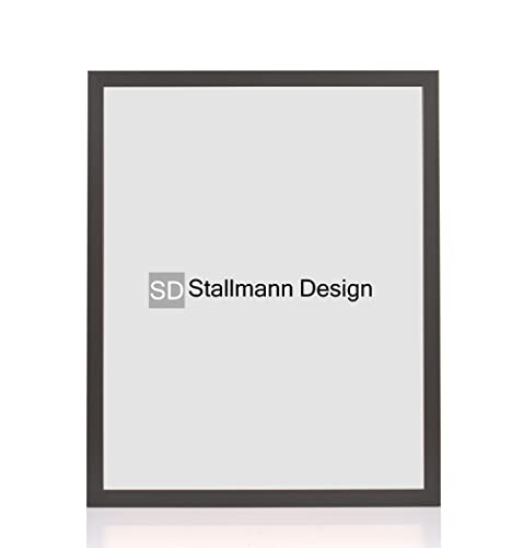 Stallmann Design Bilderrahmen 33x98 cm schwarz Holz mit Acrylglas Rahmen-Breite 20mm Posterrahmen Wechselrahmen von Stallmann Design