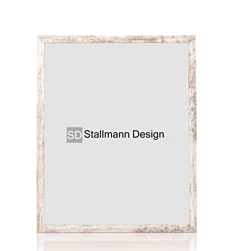 Stallmann Design Bilderrahmen 42x59,4 cm (DIN A2) vintage Holz mit Acrylglas Rahmen-Breite 20mm Posterrahmen Wechselrahmen von Stallmann Design